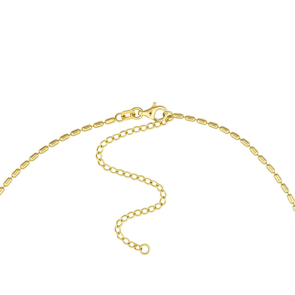 14K Gold 1.5MM Long Beaded Choker
