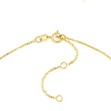 14K Gold Heart Puff Pendant Children's Necklace