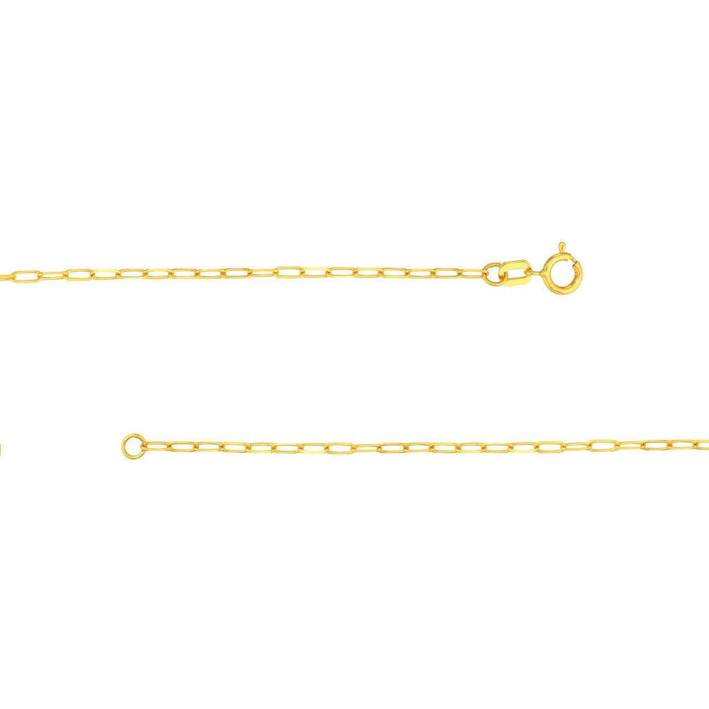 14K Gold Anchor Necklace Pendant Necklace
