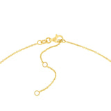 14K Gold Fluted Butterfly Necklace Pendant Necklace
