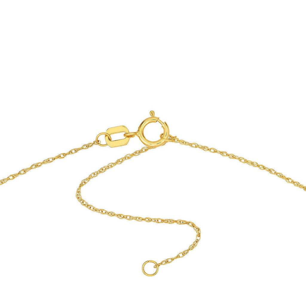 14K Gold Seashell Pendant Necklace