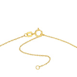 14K Gold Seashell Pendant Necklace