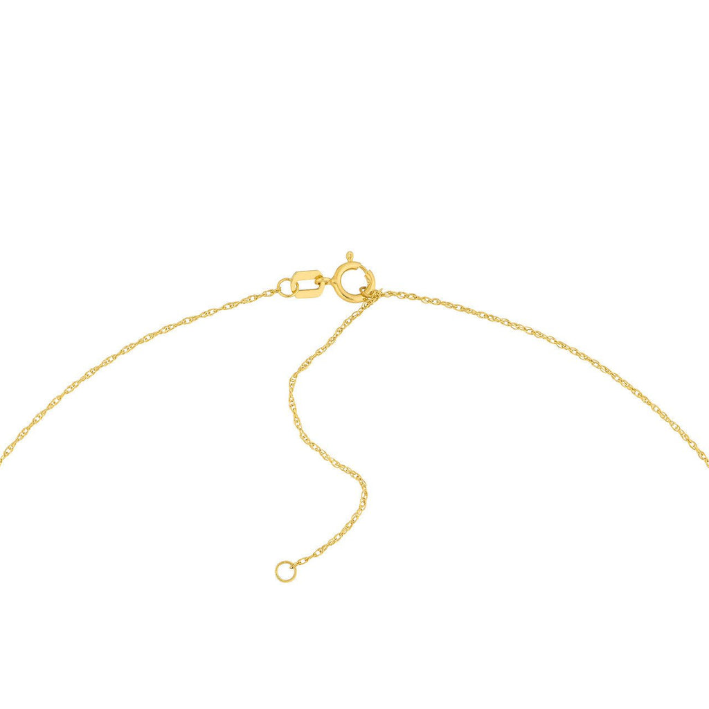 14K Gold Martini Pendant Necklace