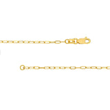 14K Gold Graduated Open Bead Heart Pendant Necklace