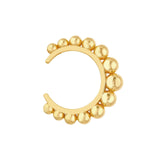 14K Gold Beaded Ear Cuff Earrings