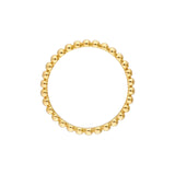 14K Gold Bead Stackable Ring