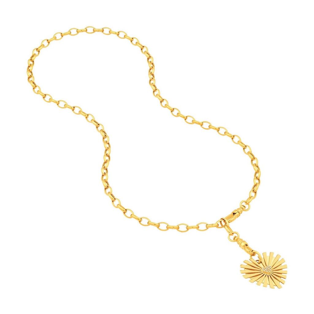 14K Gold 4.50MM Hollow Forzentina Chain Necklace