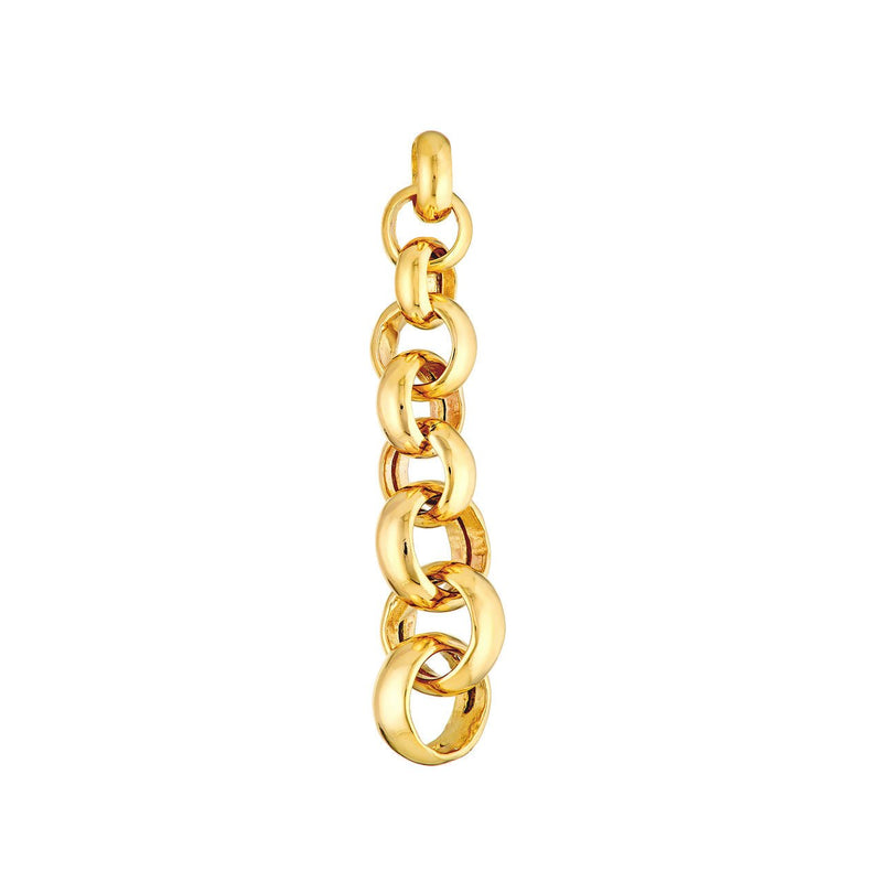 14K Gold Graduated Diamond Dangle Stud Earrings