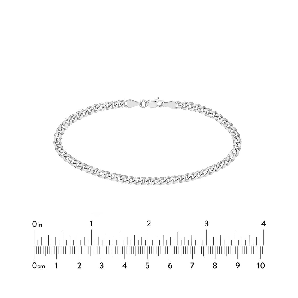 14K Gold 4.20MM Curb Chain Bracelet