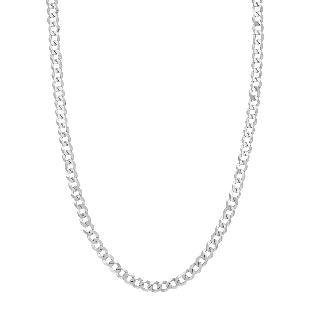14K Gold 7MM Flat Open Cuban Chain