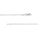 14K Two Tone Gold 1.35MM Dorica Chain Necklace