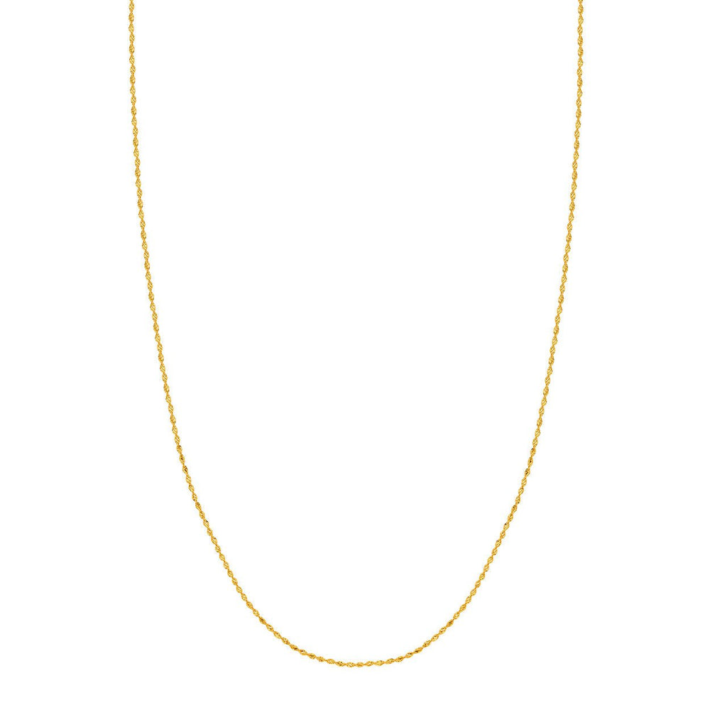 14K Two Tone Gold 1.35MM Dorica Chain Necklace