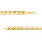 14K Gold 7.30MM Miami Cuban Chain Bracelet