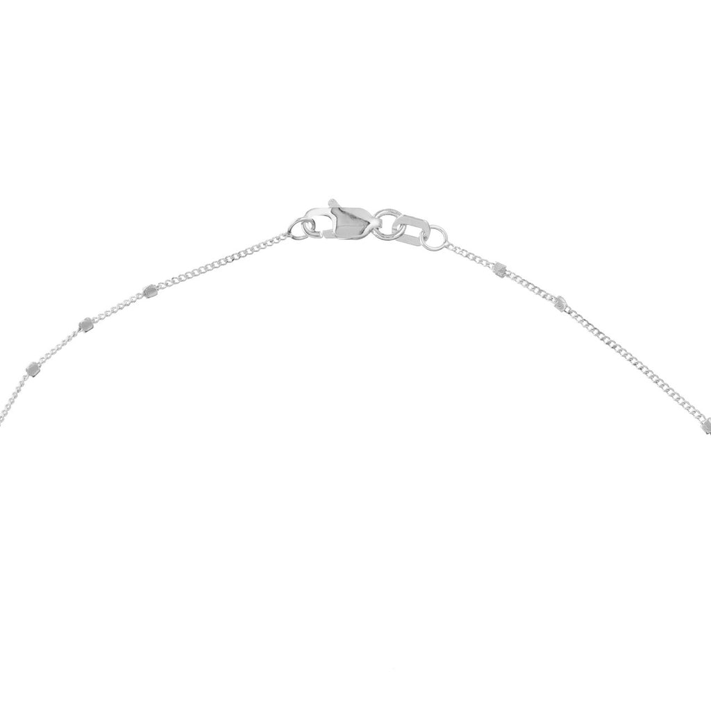 14K Gold Triple Bead Saturn Chain Anklet
