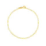 14K Gold 2.50MM Piatto Chain Bracelet