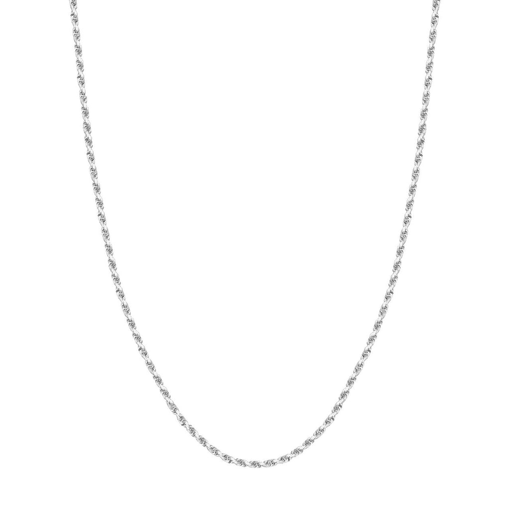 14K Gold 3MM Diamond Cut Rope Chain