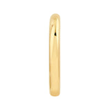 14K Gold 15MM Large J-Hoop Earrings