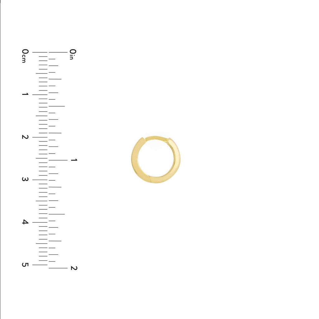 14K Gold Small Huggie Earrings