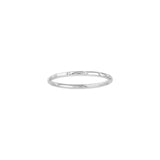 14K Gold 5 Round Spaced Thin Diamond Band