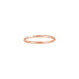 14K Gold 5 Round Spaced Thin Diamond Band