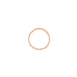 14K Gold 5 Round Spaced Thin Diamond Band