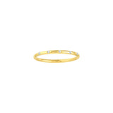 14K Gold 5 Round Spaced Thin Diamond Band