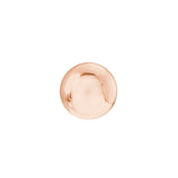 14K Gold Round Pebble Stud Earrings