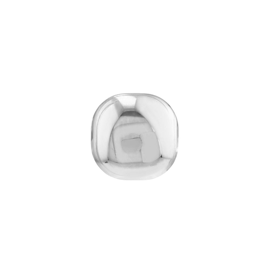 14K Gold Cushion Pebble Stud Earrings