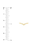 14K Gold Wing Diamond Earrings