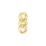 14K Gold Triple Link Earrings