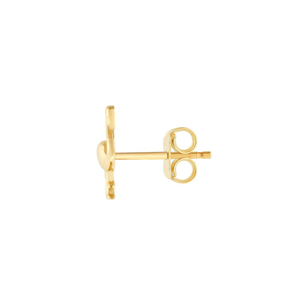14K Gold Flamingo Stud Earrings