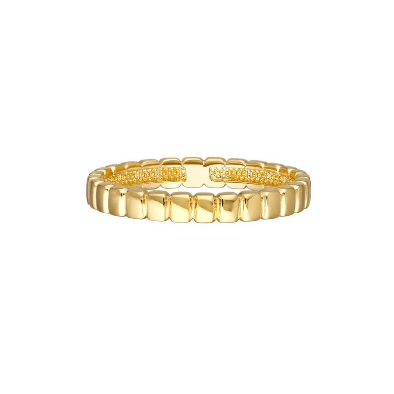 14K Gold Thin Tag Band