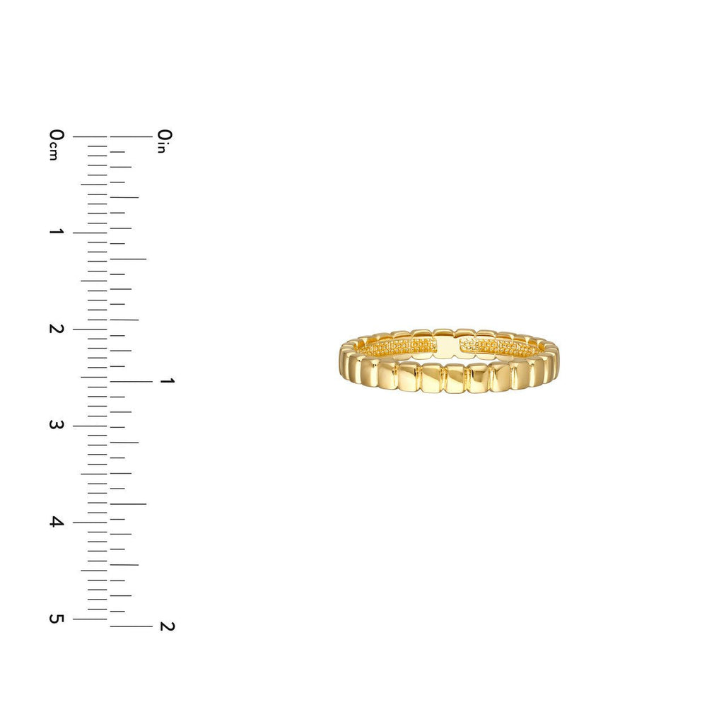 14K Gold Thin Tag Band