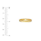 14K Gold Thin Tag Band