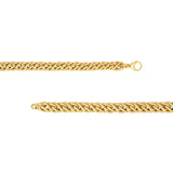 14K Gold Twisted Cable Chain Bracelet
