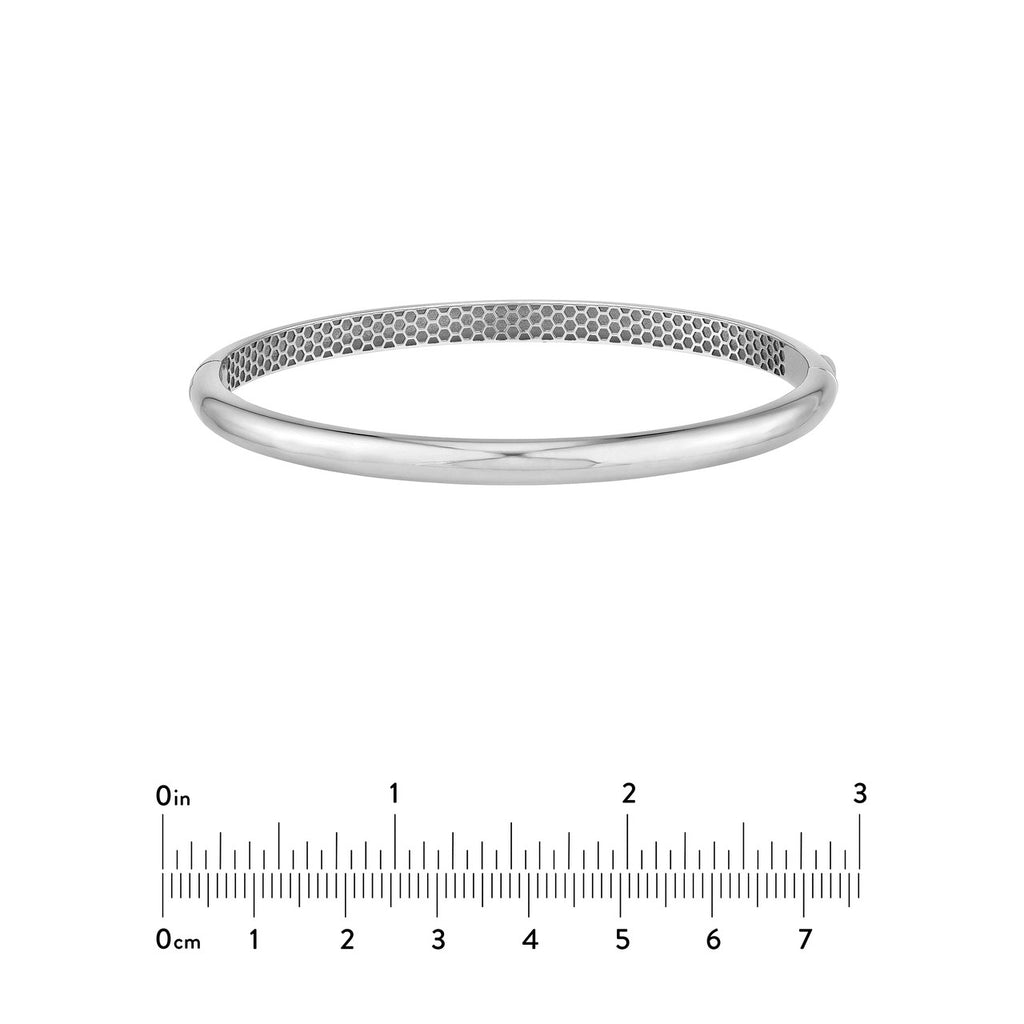 14K Gold Classic Dome Bangle