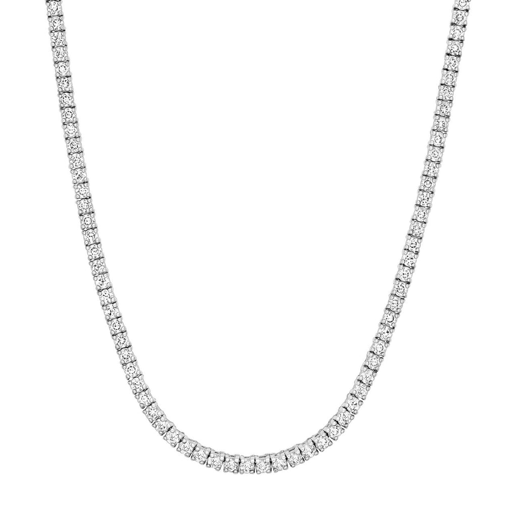 14K Gold 1.7MM Diamond Tennis Necklace