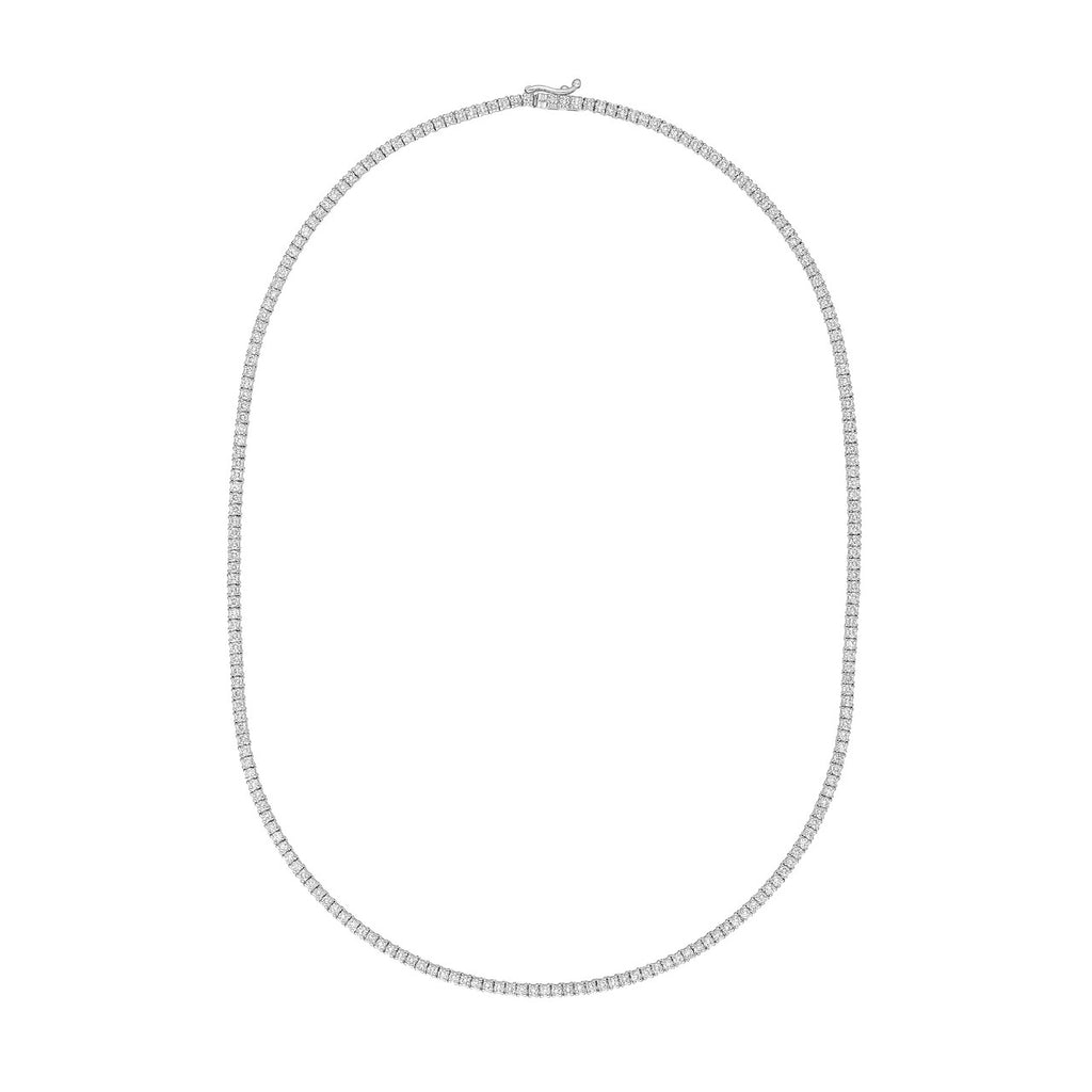 14K Gold 1.7MM Diamond Tennis Necklace
