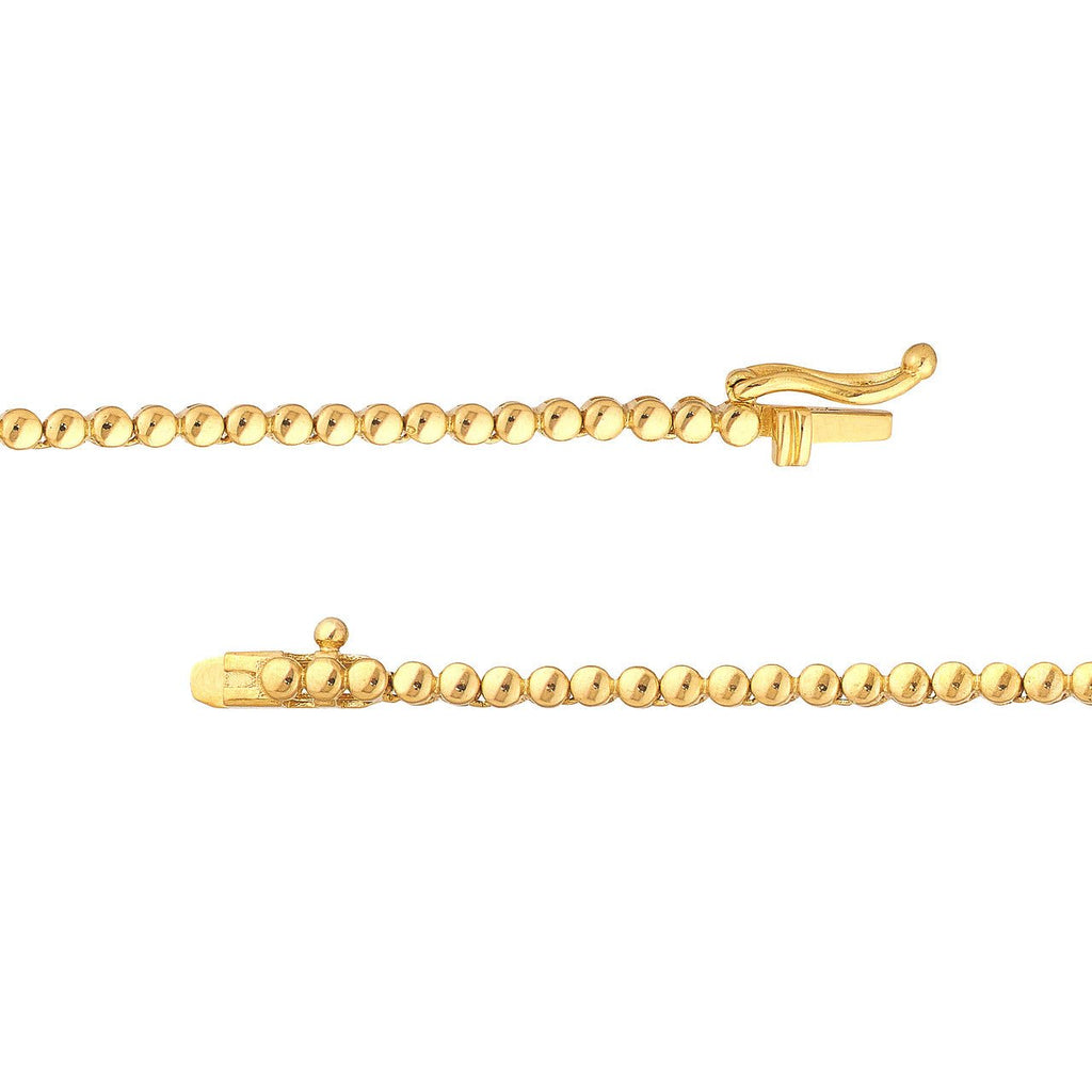 14K Gold 2.00 Carat Graduated Diamond Tennis Necklace