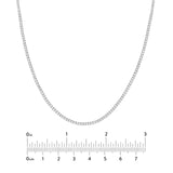 14K Gold 2.00 Carat Graduated Diamond Tennis Necklace
