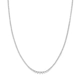 14K Gold 3.00 Carat Graduated Diamond Tennis Necklace