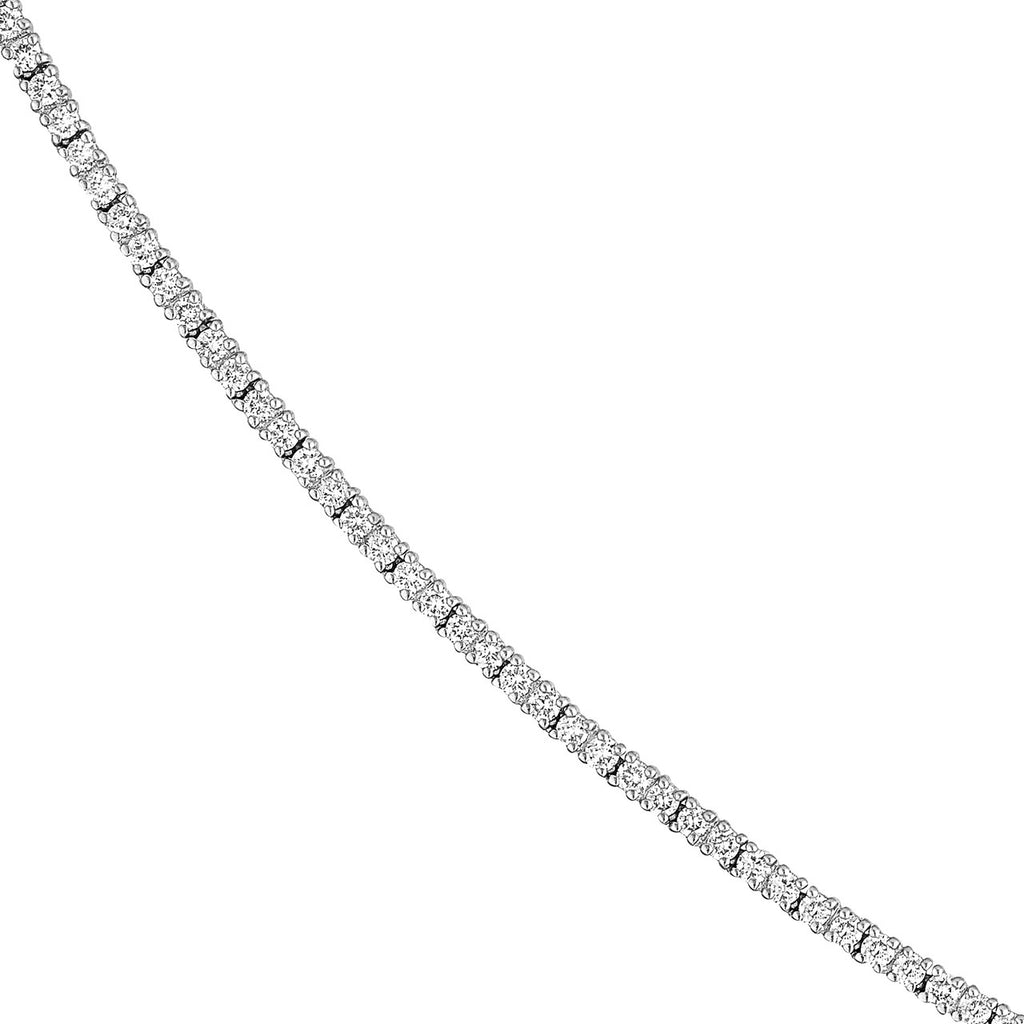 14K Gold 1.3MM Diamond Tennis Necklace