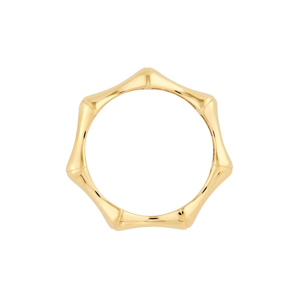 14K Gold Bamboo Band