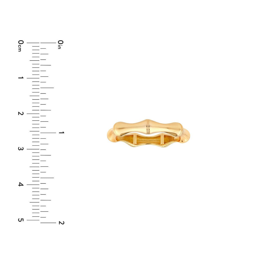 14K Gold Bamboo Band
