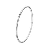 14K Gold 0.60 Carat Diamond Flexible Square Bangle