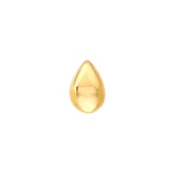 14K Gold Pear Drop Stud Earrings