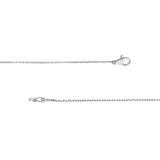 14K Gold Three Stone Bezel Pendant Necklace