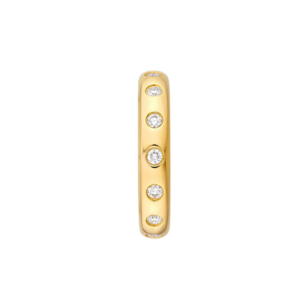 14K Gold Straight Diamond Eternity Band