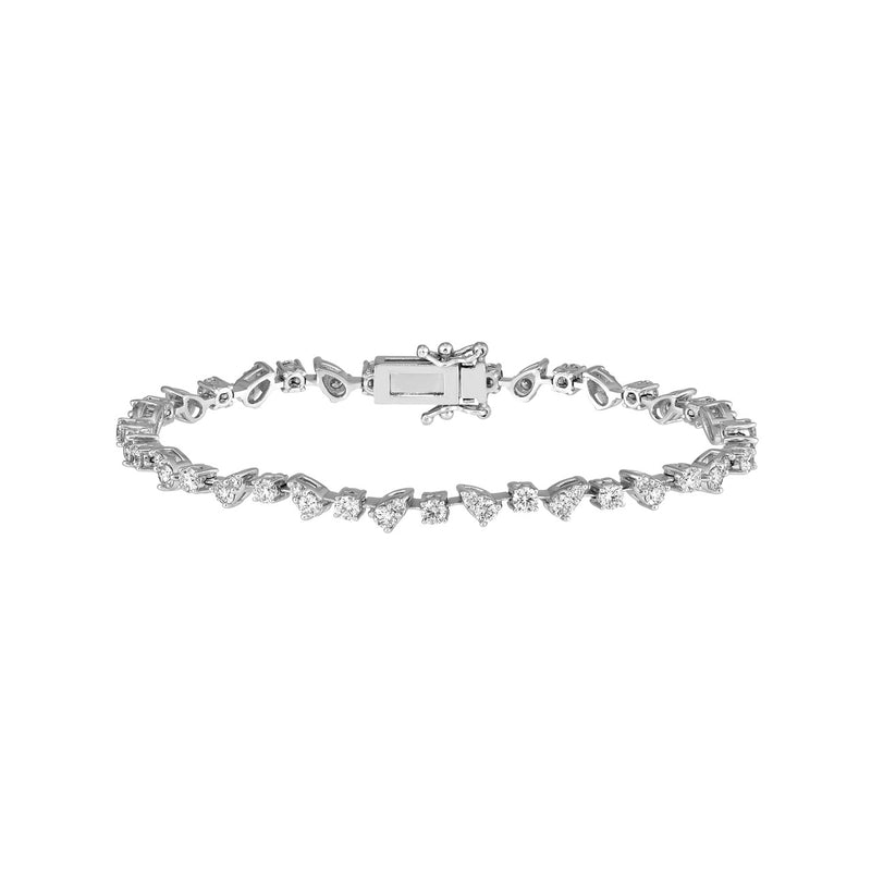 14K Gold Multi Round Shape Bracelet