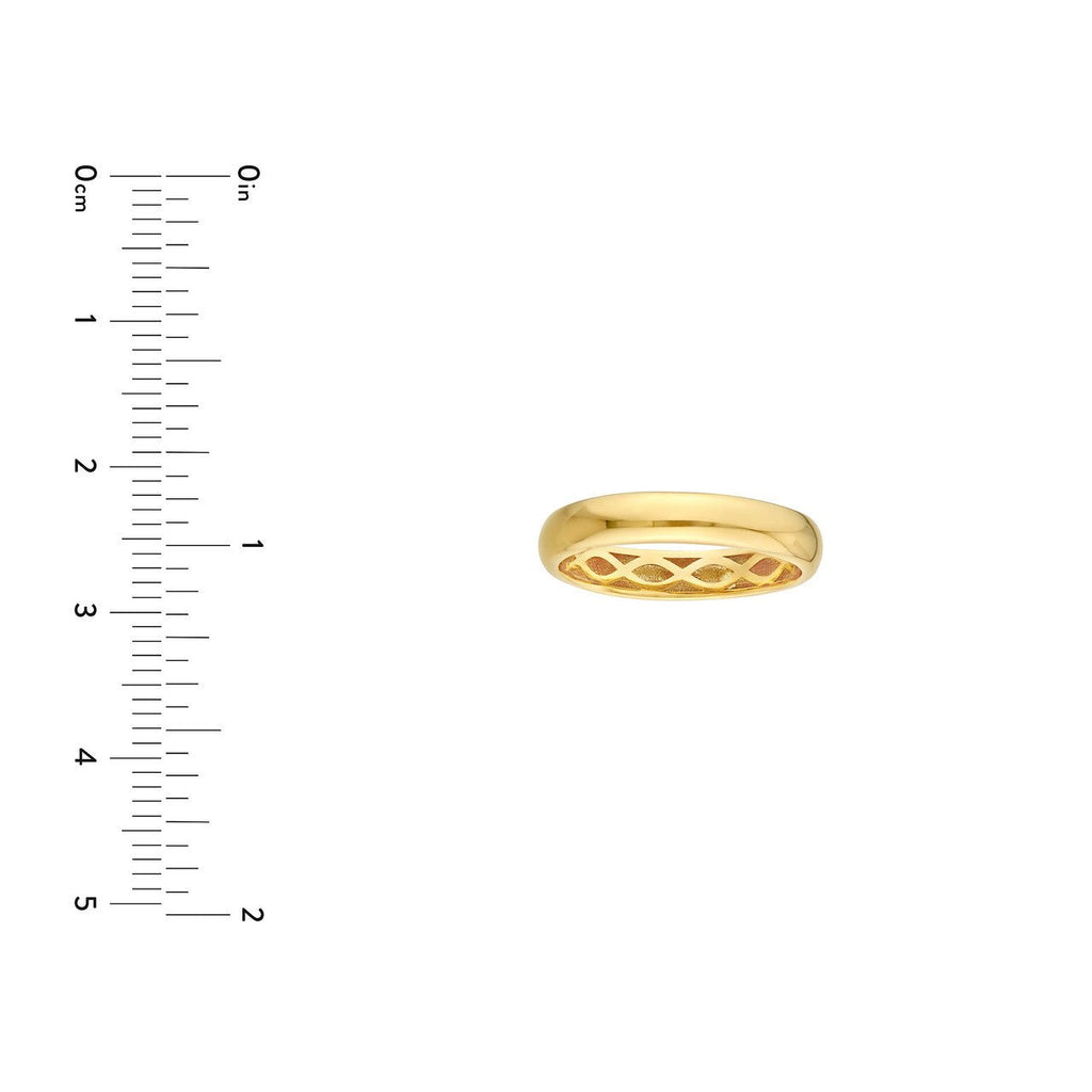 14K Gold Classic Round Band